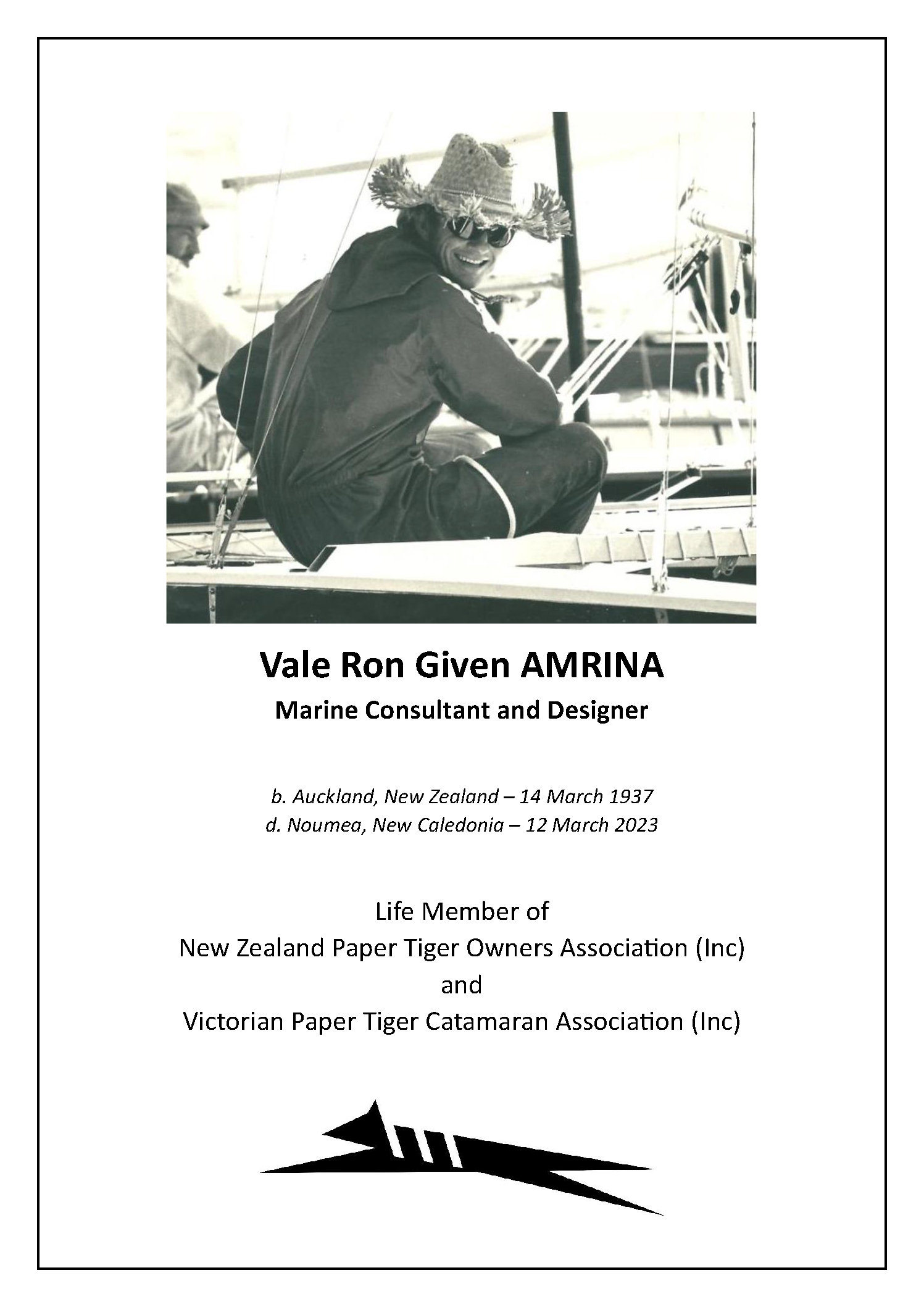 Vale Ron Given AMRINA Page 1